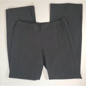 CAbi Women’s Trouser Size 10 Gray Ponte Knit Wide Leg Pants Slacks Classic